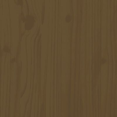 vidaXL Sideboard Honey Brown 90.6"x13.8"x31.5" Solid Wood Pine