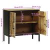 vidaXL Sideboard Brown 70 x 35 x 70 cm Solid Mango wood