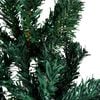 vidaXL Artificial Half Christmas Tree Green PVC 47.2 in