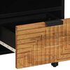 vidaXL TV Cabinet Natural wood tones Solid acacia wood Standard