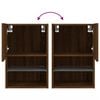 vidaXL TV Cabinet Brown Oak Engineered Wood Small TV Cabinet