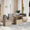 vidaXL Garden Sofa Set Beige