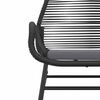 vidaXL Garden Dining Set Black, Dark Grey