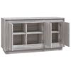vidaXL Sideboard Grey Sonoma Engineered wood 40.2 in x 13.8 in x 21.7 in