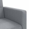 vidaXL Sofa Bed Light Gray 100% polyester, plywood, foam