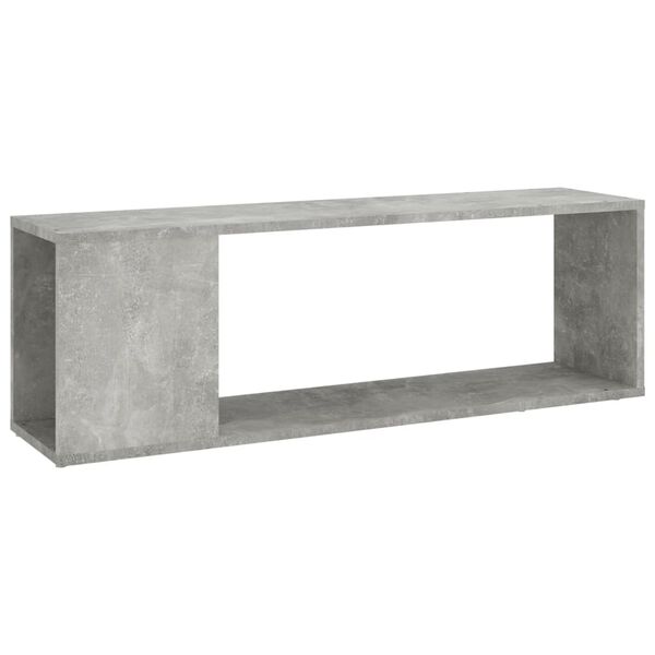 vidaXL TV Cabinet Concrete grey Engineered wood Medium TV Cabinet