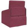 vidaXL Sofa Bed Wine Red 25.59 x 31.50 x 32.68 in Velvet