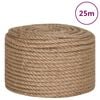 vidaXL Jute Rope 82.0 ' Long 0.39 " Thick