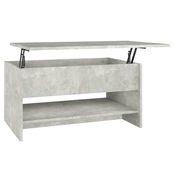 vidaXL Coffee Table Concrete Grey Engineered Wood Medium Coffee Table