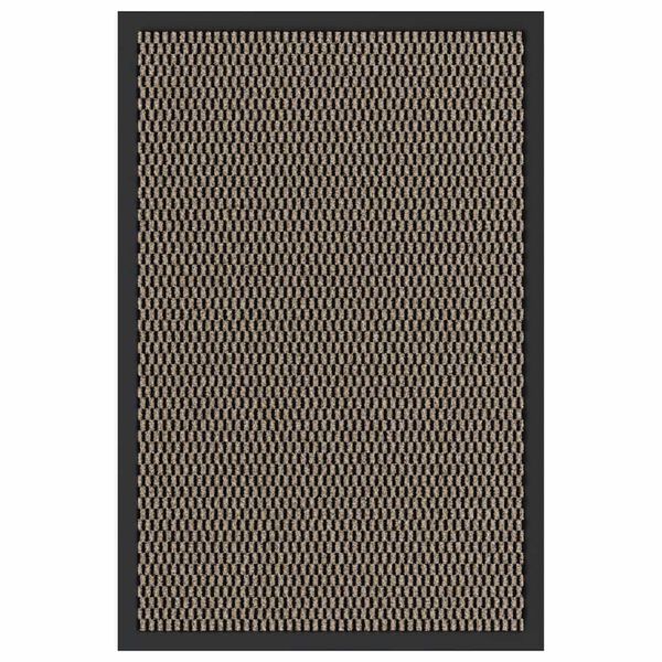 vidaXL Doormat Brown Polypropylene and PVC 15.7x23.6 in Non-slip