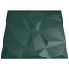 vidaXL Wall Panels 48 pcs Green 19.7"x19.7" XPS 129.2 ft&sup2; Diamond