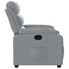 vidaXL Recliner Chair Light grey Polyester (fabric), metal, plywood Single