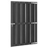 vidaXL Garden Gate WPC 39.4"x59.1" Gray