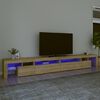 vidaXL TV Cabinet Sonoma Oak Engineered Wood Large TV Cabinet