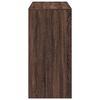 vidaXL Bar Table Brown Oak Engineered Wood Tall Durable Bar Table