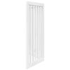 vidaXL Dog Gate Set of 3 White Poplar Wood 59.1 in total length