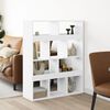 vidaXL Room Divider White Engineered Wood 39.4x13.0x49.4 in Room Divider