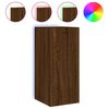 vidaXL TV Wall Cabinet Set of 2 Brown oak Engineered wood