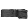 vidaXL Garden Furniture Cover Set of 2 Black Polyethylene, Aluminum