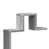 vidaXL Wall Shelf Gray Sonoma 41.1"x3.9"x16.9" Engineered Wood