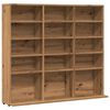 vidaXL CD Cabinet Artisan Oak Engineered Wood Medium