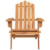 vidaXL Garden Chair Natural wood Solid Acacia wood Standard Foldable