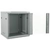 vidaXL Network Cabinet Grey 23.62 x 23.62 x 25.59 in Steel