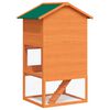 vidaXL Rabbit Hutch Wood color Wood Rabbit Hutch Rectangular