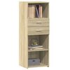 vidaXL Highboard Sonoma oak Engineered wood Tall Highboard Rectangular