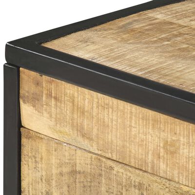 vidaXL Coffee Table 27.6"x19.7"x13" Solid Mango Wood