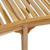 vidaXL Garden Bench Natural Teak Solid Teak Wood Large Durable