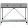 vidaXL Console Table Grey Sonoma Engineered Wood