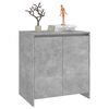 vidaXL Sideboard Concrete Grey Engineered Wood Medium Sideboard