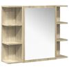 vidaXL Bathroom Furniture Set Sonoma Oak Engineered wood, acrylic