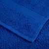 vidaXL Shower Towel Set of 10 Blue 100% Cotton 27.6 x 55.1 in