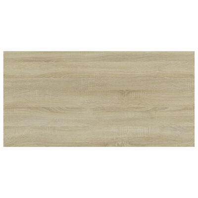 vidaXL Bookshelf Boards 8 pcs Sonoma Oak 31.5"x11.8"x0.6" Engineered Wood