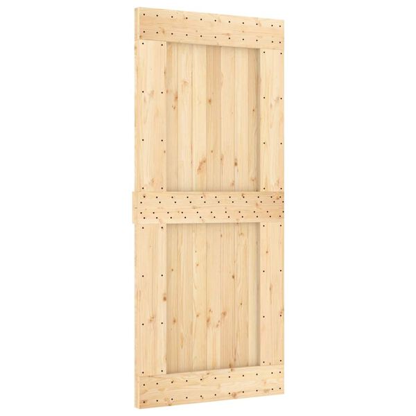 vidaXL Door NARVIK 35.4"x82.7" Solid Wood Pine