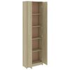 vidaXL Hallway Wardrobe Sonoma Oak Engineered Wood Compact
