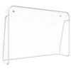 vidaXL Football Goal with Net White 84.3x29.5x59.8" Steel&Polyester