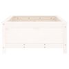 vidaXL Garden Planter White Solid pine wood Medium Planters