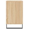 vidaXL Shoe Cabinet Sonoma oak Engineered wood, metal Standard