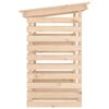 vidaXL Firewood Rack 42.5"x28.7"x42.5" Solid Wood Pine