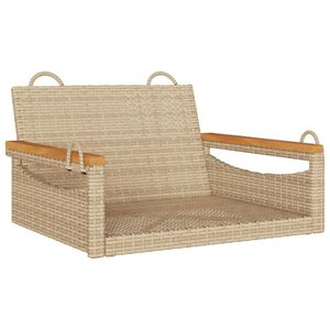 vidaXL Patio Swing Bench Beige