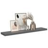 vidaXL Wall Shelf High gloss grey Honeycomb MDF Large