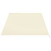 vidaXL Replacement Awning Fabric Cream 100% Polyester with PU coating