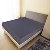 vidaXL Jersey Fitted Sheet Anthracite 100% Cotton 63 x 79 in