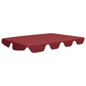 vidaXL Replacement Canopy for Garden Swing Wine Red 59.1"/51.2"x41.3"/27.6"