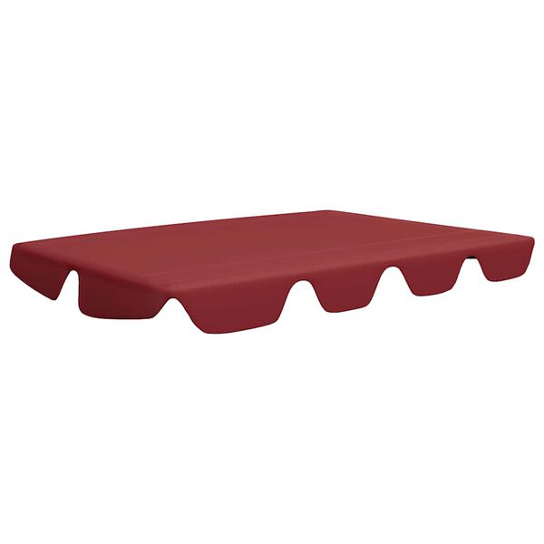 vidaXL Replacement Canopy for Garden Swing Wine Red 59.1"/51.2"x41.3"/27.6"
