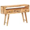 vidaXL Sideboard 47.2"x11.8"x29.5" Rough Mango Wood