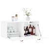 vidaXL Wall Cabinet High gloss white Engineered wood Wall Cabinet